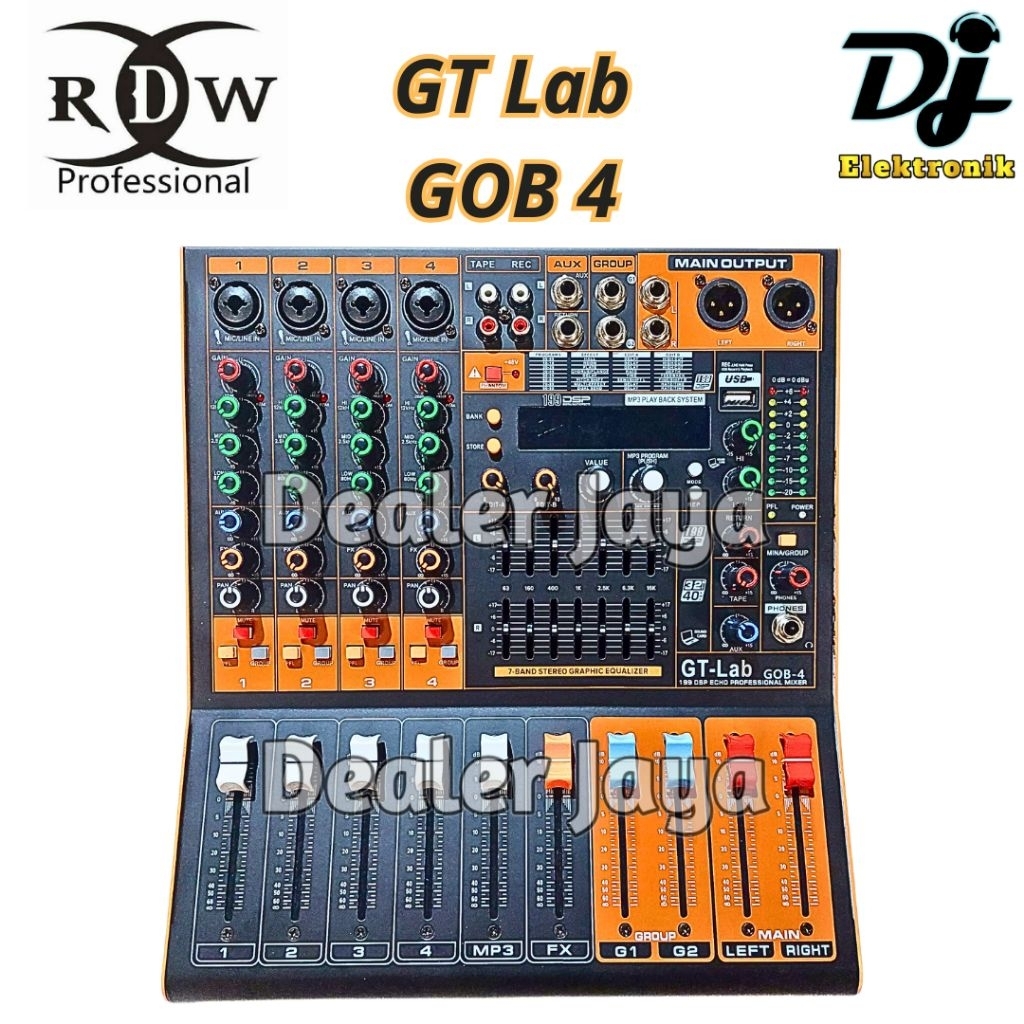 Mixer Analog GT LAB GOB 4 / GOB4 - 4 channel (RDW)