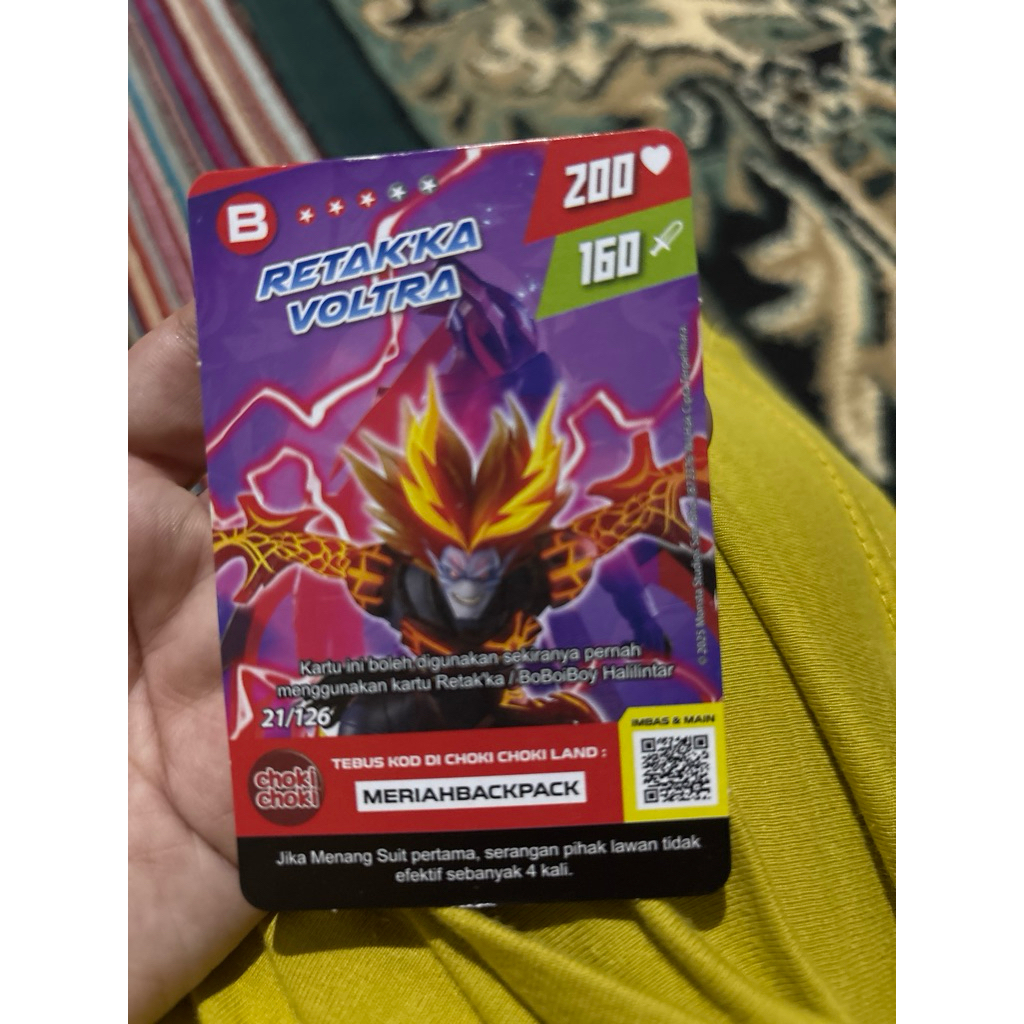 kartu Boboi Boy
