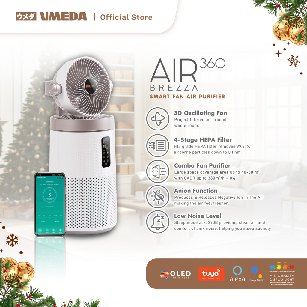 Umeda AIR360 Brezza Fan Air Purifier