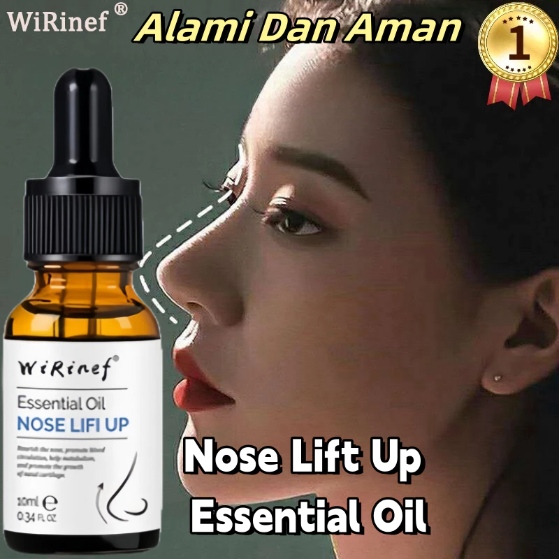 Minyak Hidung Alami 10ml - Minyak Pembentuk Hidung V-Shape Minyak Pembentuk Hidung Mengencangkan & M