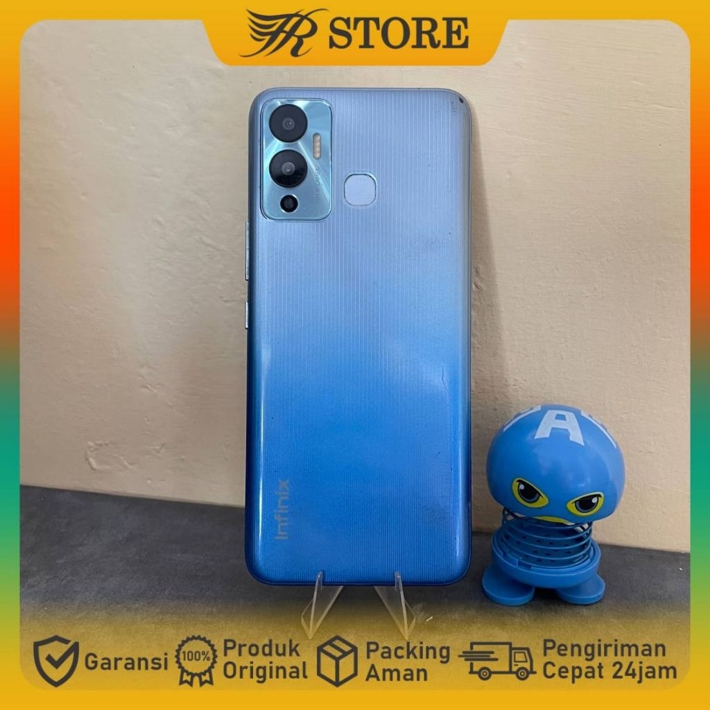 infinix Hot 12 play 4/128Gb second bergaransi