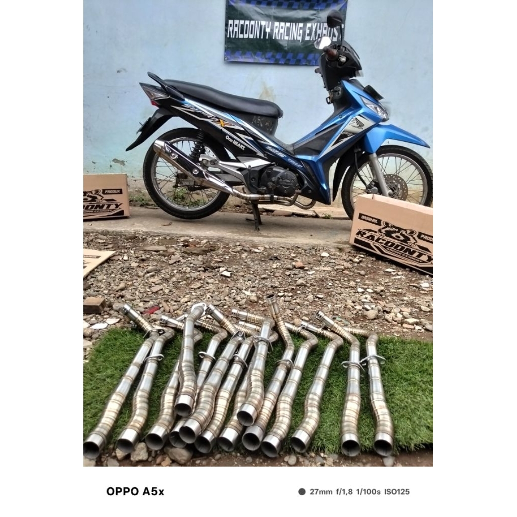 knalpot standar racing supra 125/CKD
