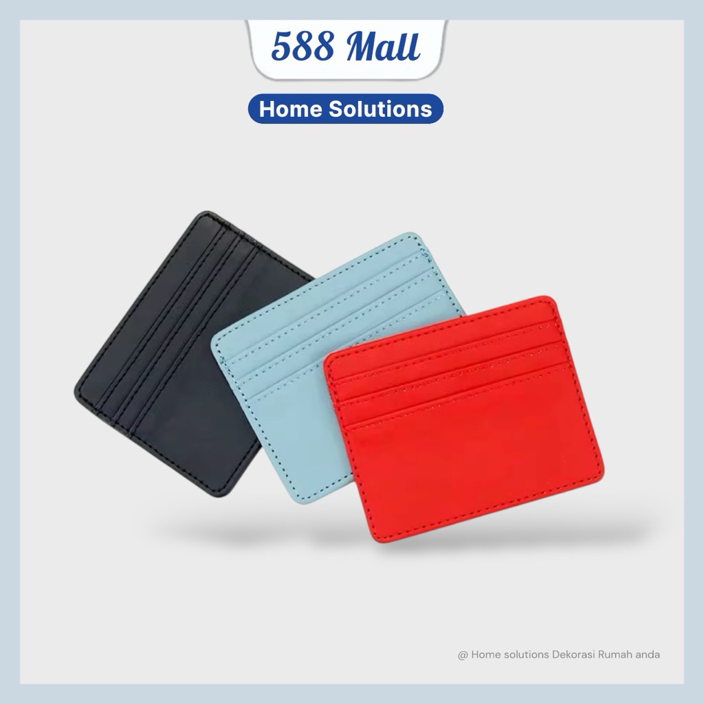 [ 588 Mall ] Dompet Mini Tempat ID CARD Smart Slim Wallet Credit Card Holder