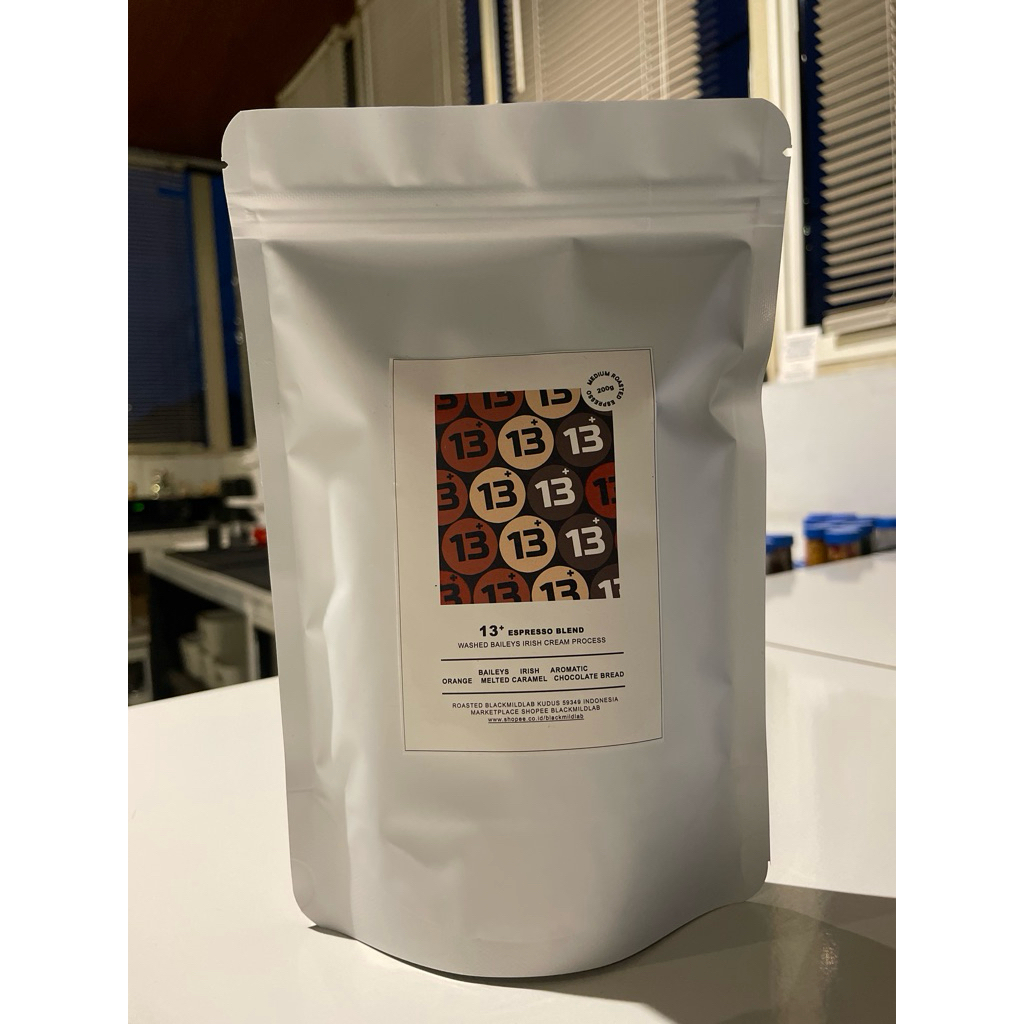 Biji Kopi 13+ Espresso Blend Washed Baileys Irish Cream Process