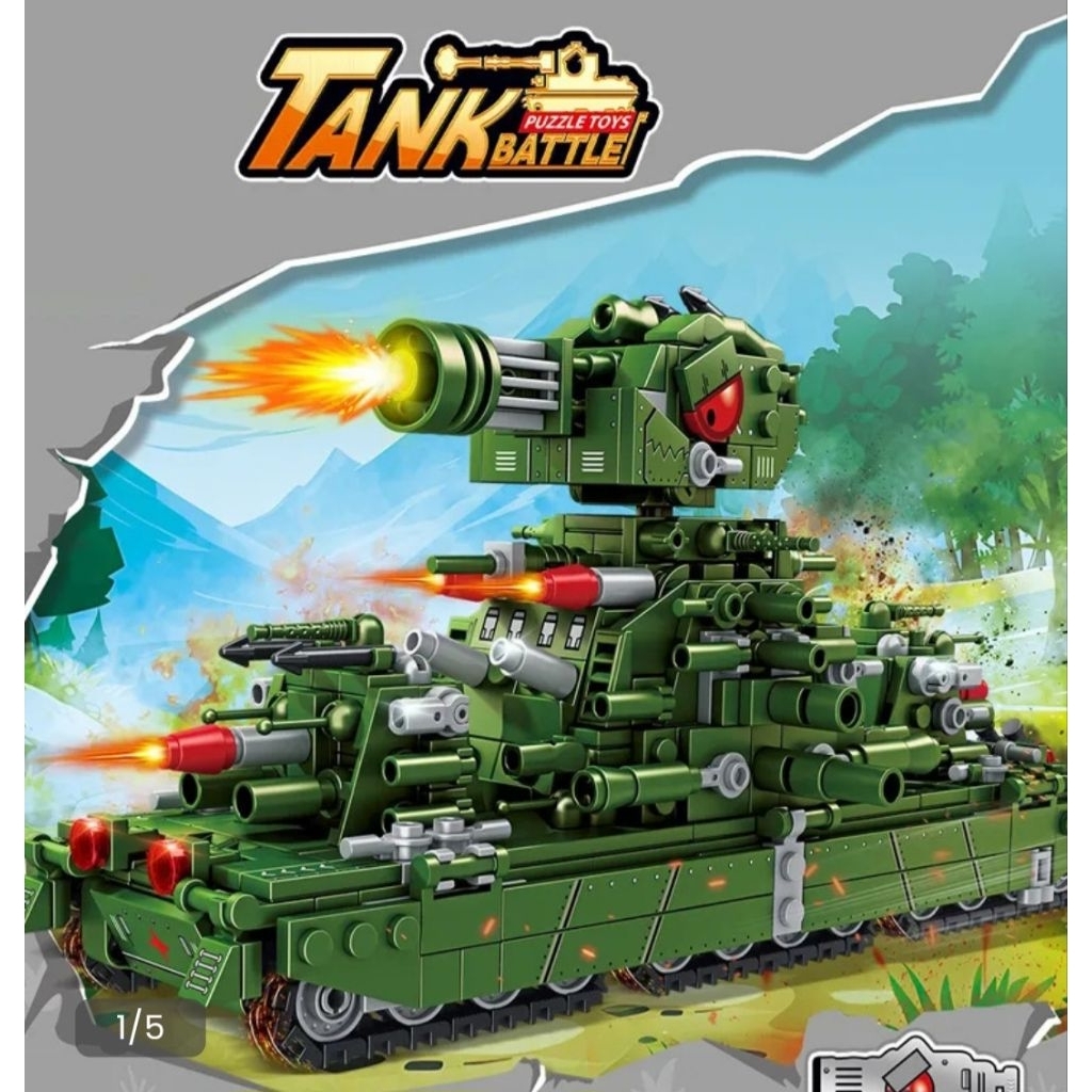 Mainan Lego Tank KV 44 KV44 KV99 / Lego tank Viral Cocok untuk Hadiah