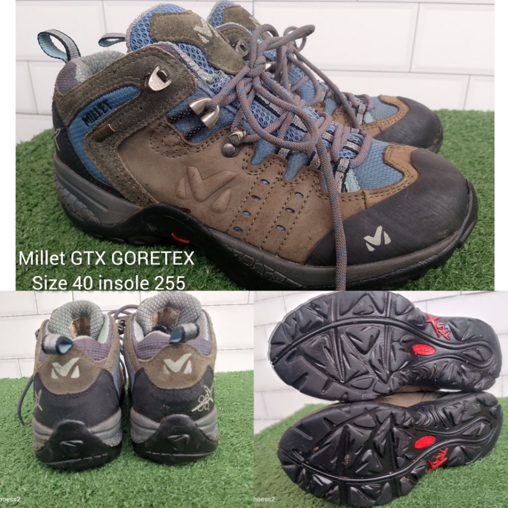 Sepatu hiking outdoor trekking Millet Onsight GTX GORETEX (40-255)