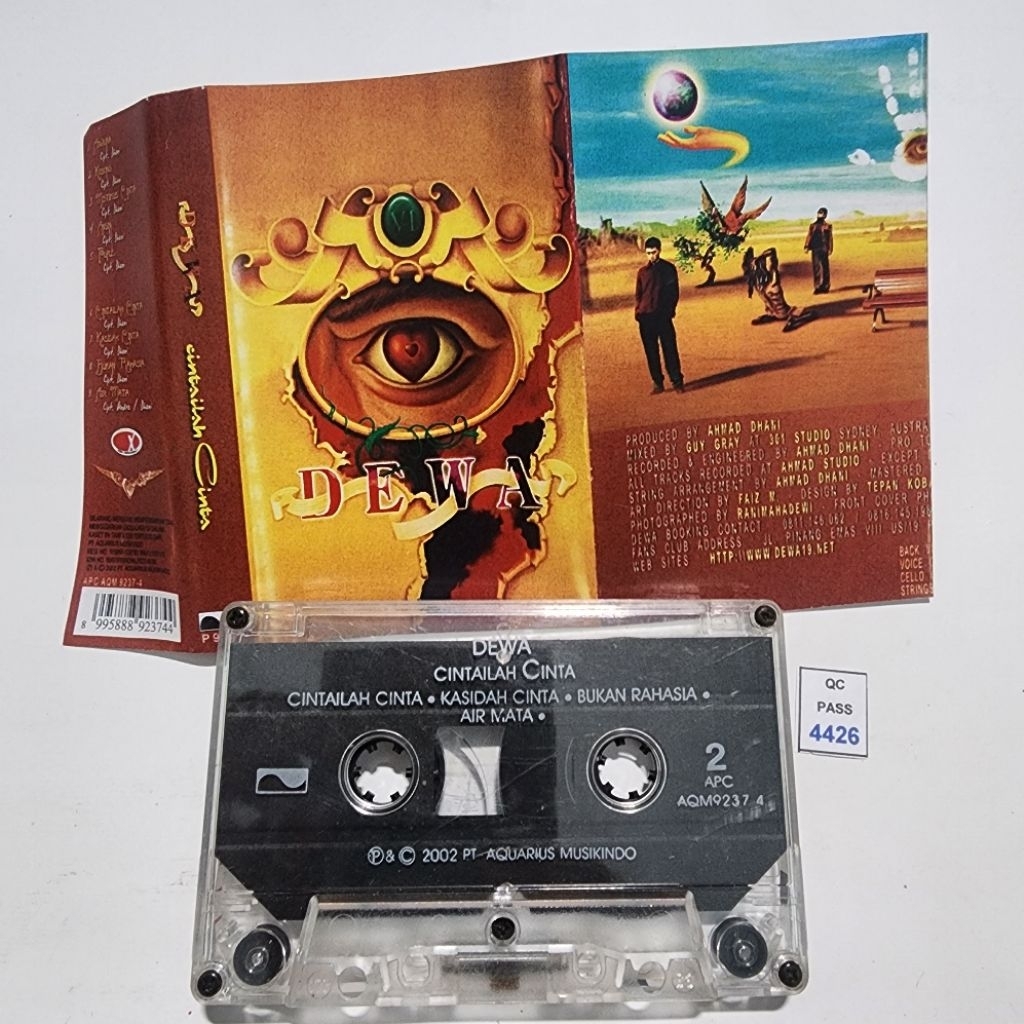 Kaset pita Dewa / Cintailah Cinta (Tanpa Cover)