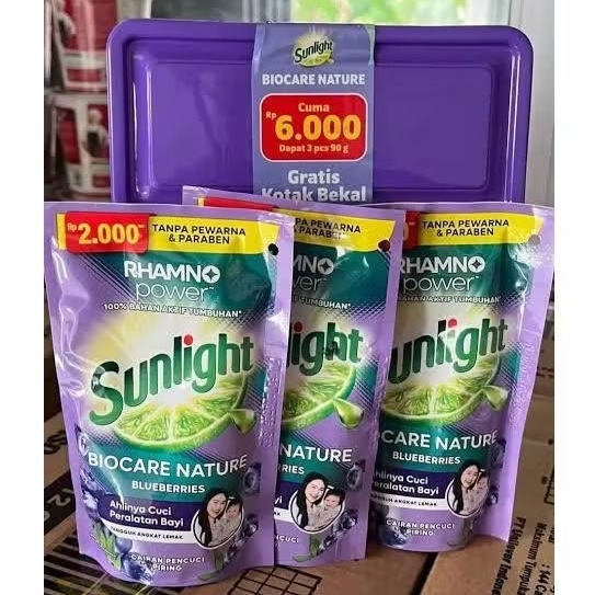 ( PER PCS ) SUNLIGHT sabun cuci piring hemat Sunlight 90ml Sbn Cuci Piring