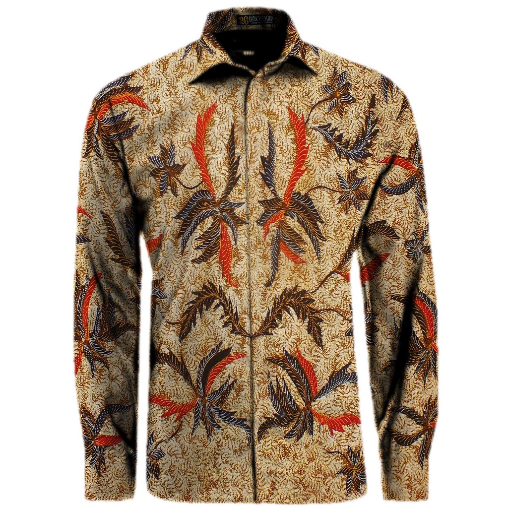Kemeja Batik Tulis Madura Hem Batik Pria Lengan Panjang HP524