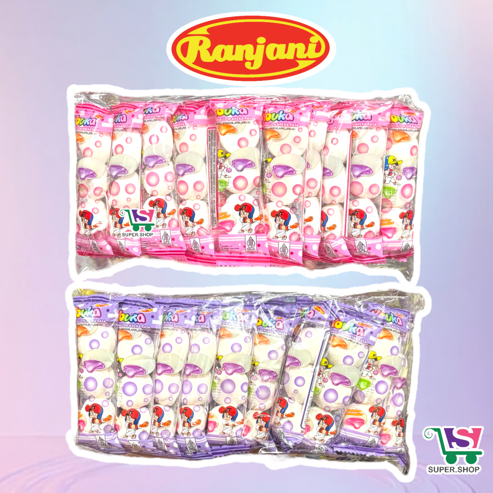 RANJANI Youka Marshmallow Permen Bulat (isi 20 pcs)
