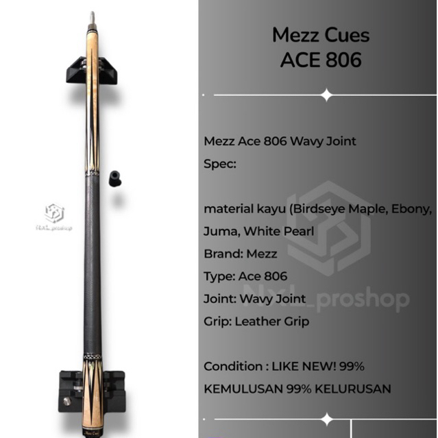Mezz Cue ACE 806 stik billiard