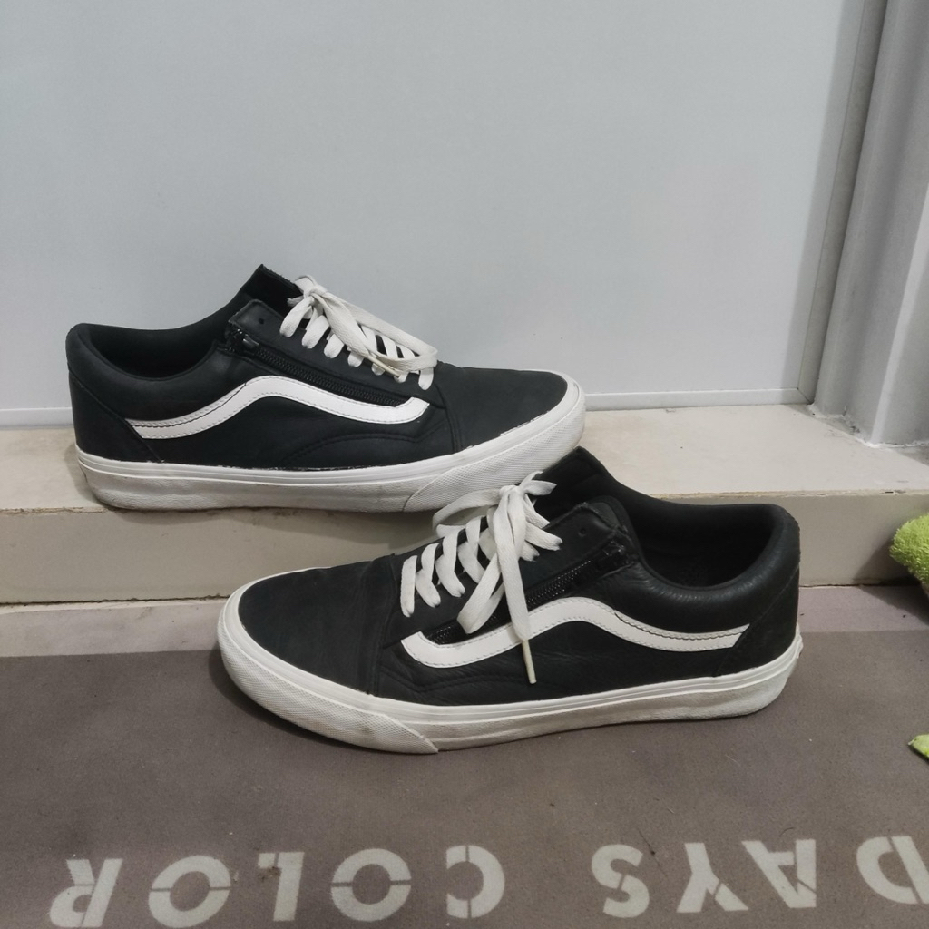 Vans Oldskool Zipper Full Leather US 10 / EU 44