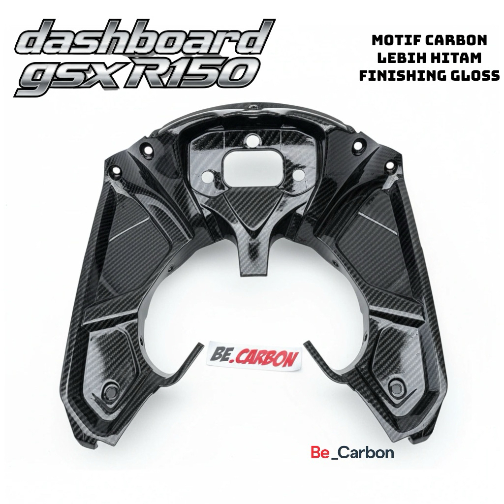Dashboard Original Suzuki GSX R150 Carbon Cover Speedometer Gsx Original Hitam Carbon