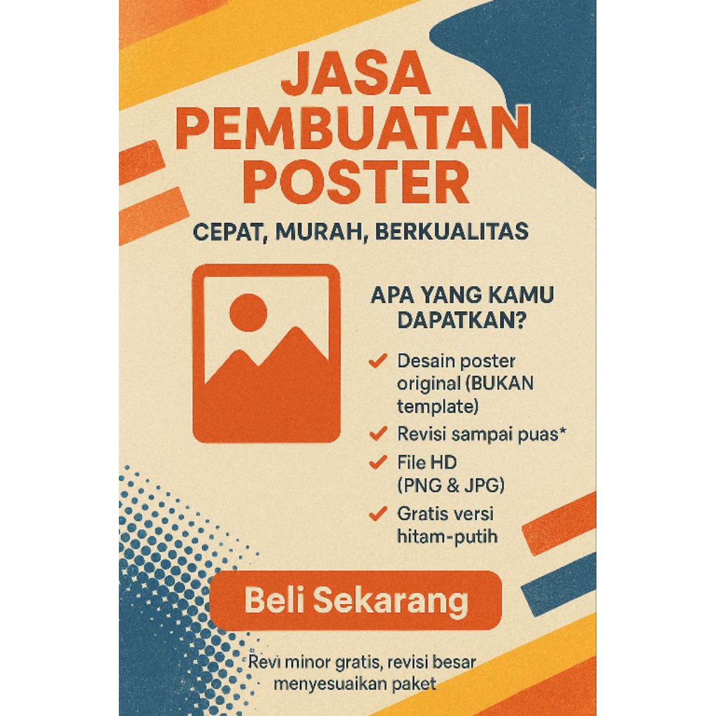 jasa pembuatan poster