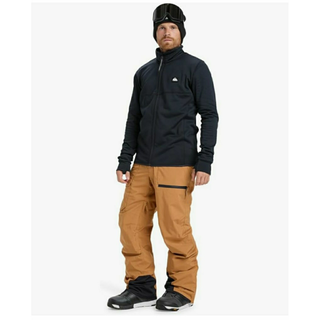 QUICKSILVER MEN'S UTILITY SNOW PANTS ALMOND CELANA PANJANG PRIA HIKING TREKKING WINTER SKI SNOWBOARD