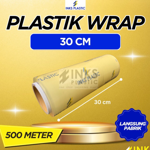 PLASTIK WRAPPING 30 CM ROLL BESAR WRAP PEMBUNGKUS MAKANAN