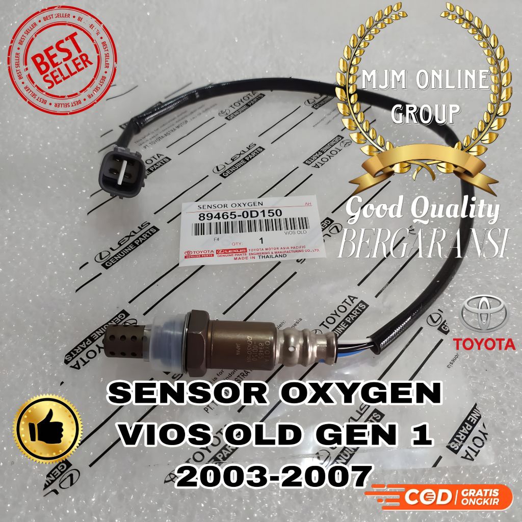 Sensor oxygen oksigen Vios gen 1 2003-2007 Bergaransi
