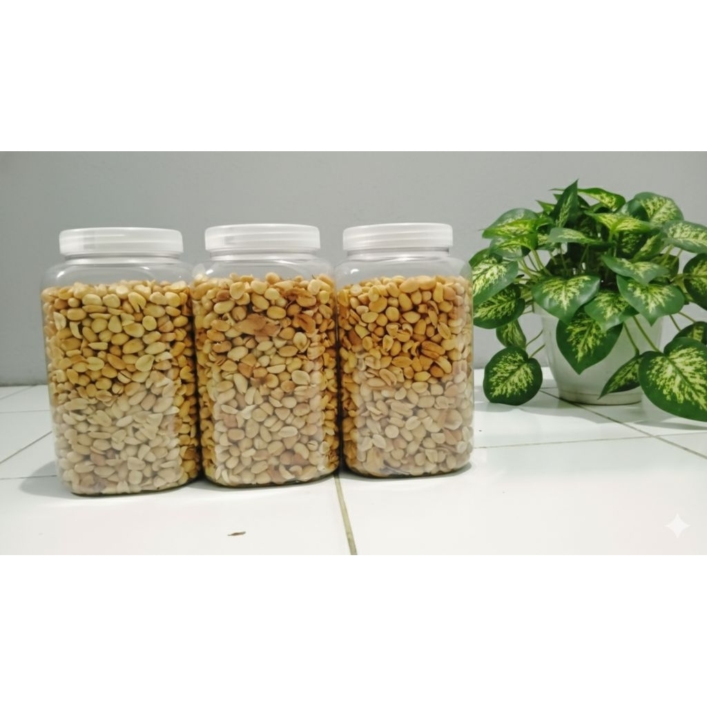 kacang bawang CAP DUA KRIUK 1 kg + toples (COD)