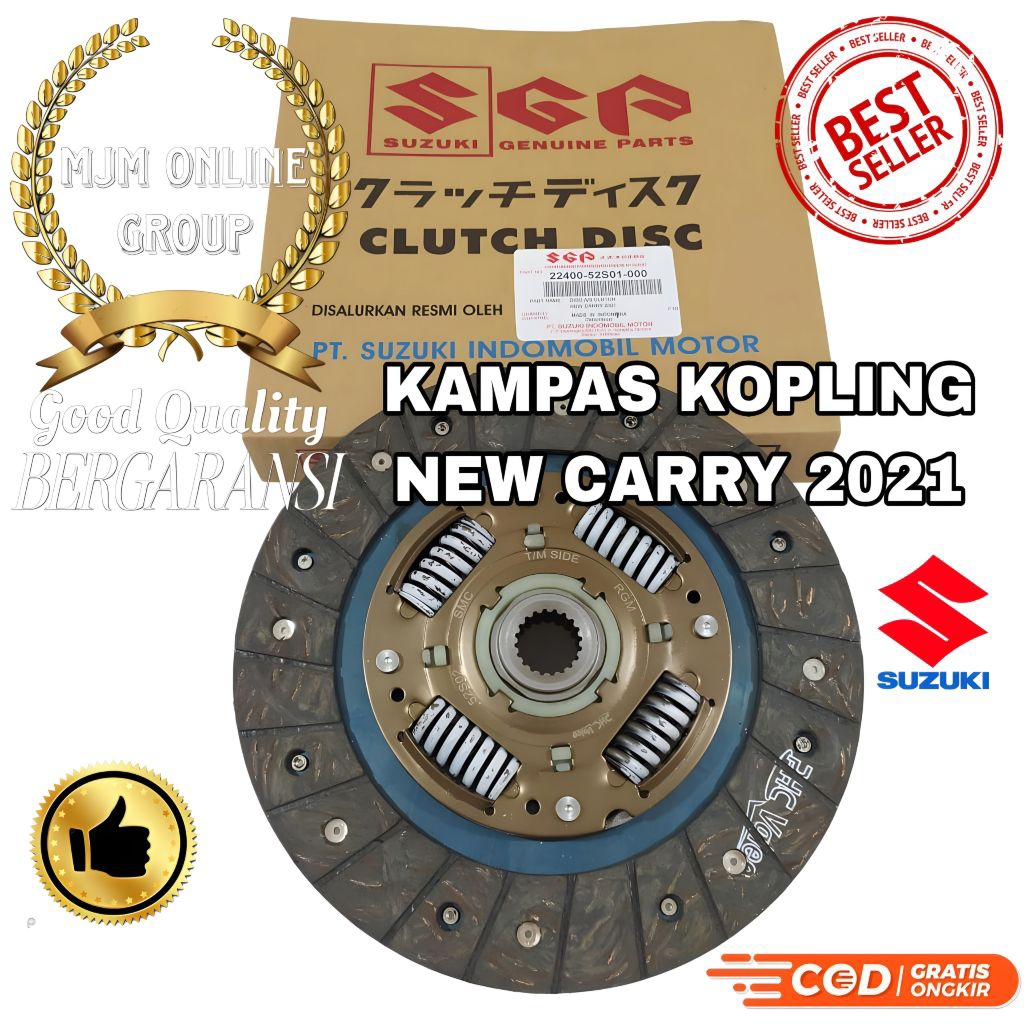 Kampas kopling Plat kopling Suzuki New Carry 2021 Bergaransi