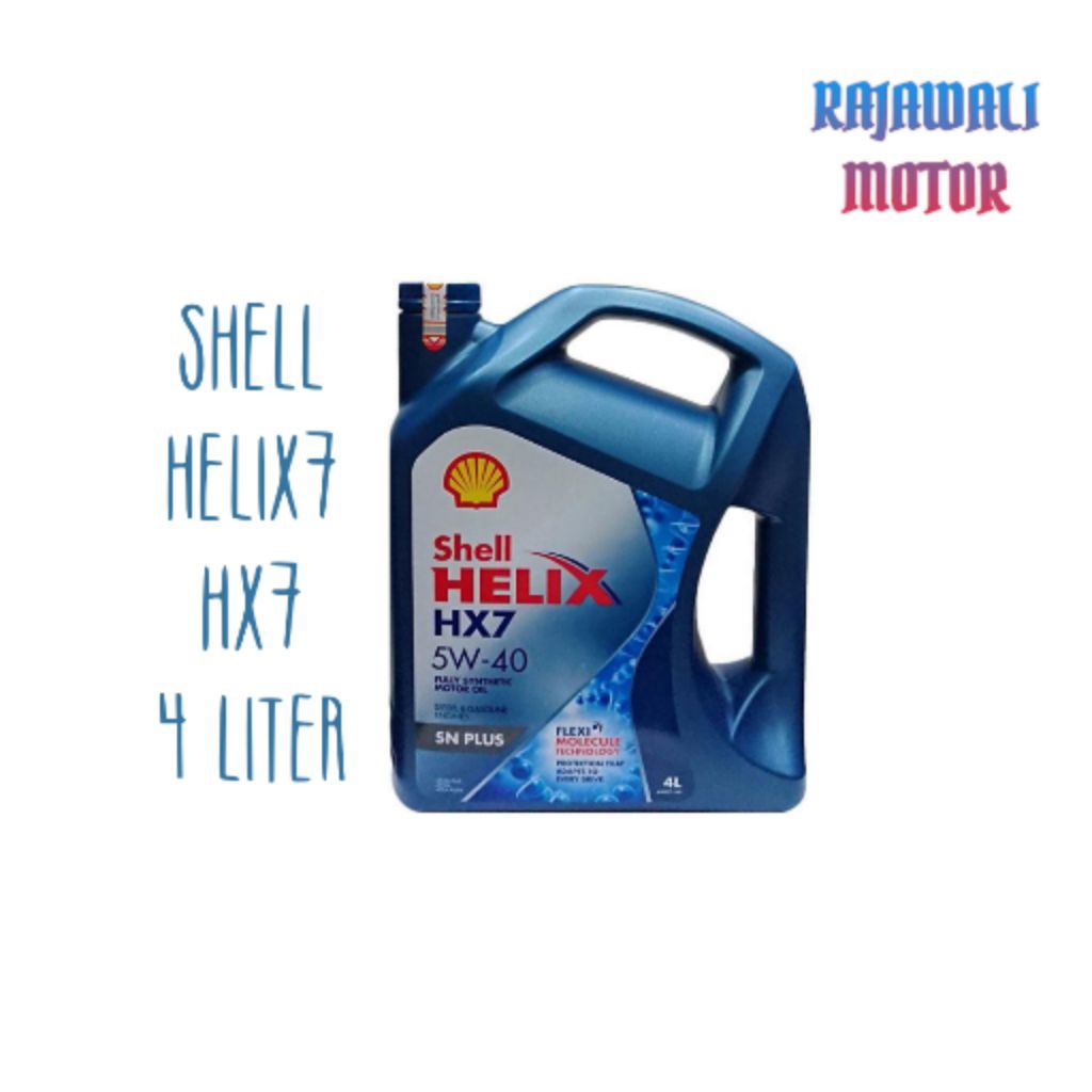 OLI SHELL HELIX 7 5W-40 4 LITER | OLI MOBIL SHELL HX7 4 LITER