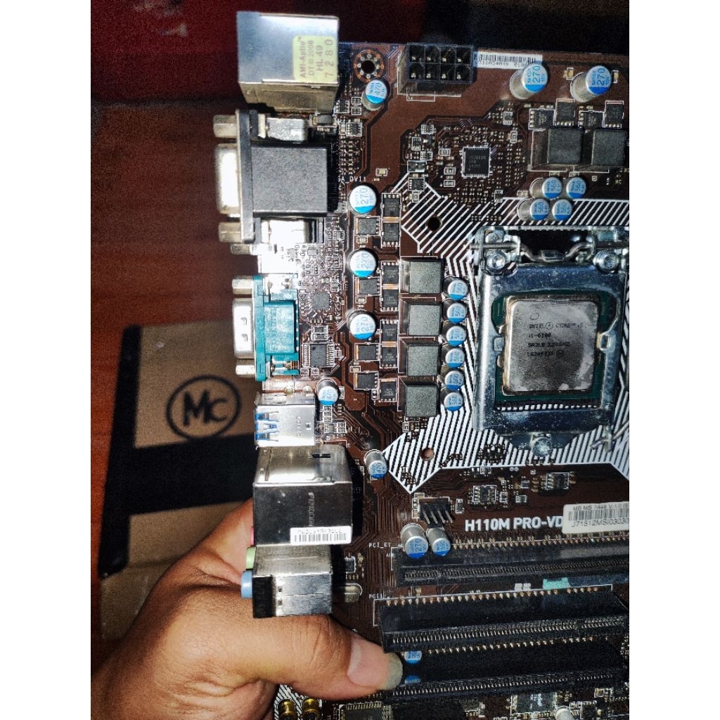 Msi H110M + i5 6500 + ram 2*4gb ripjaws