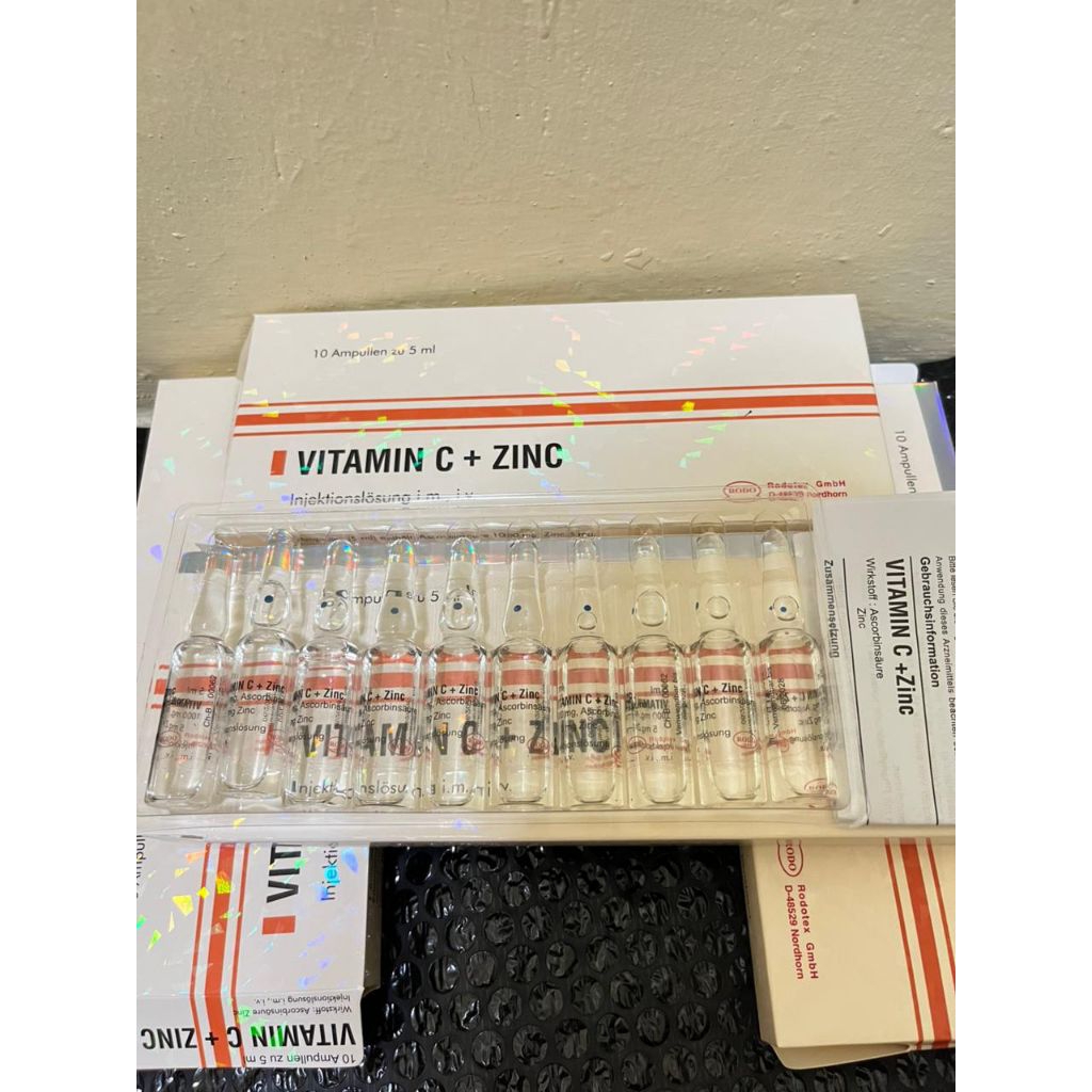 vit-C zinc original injeksi 10 ampul per box