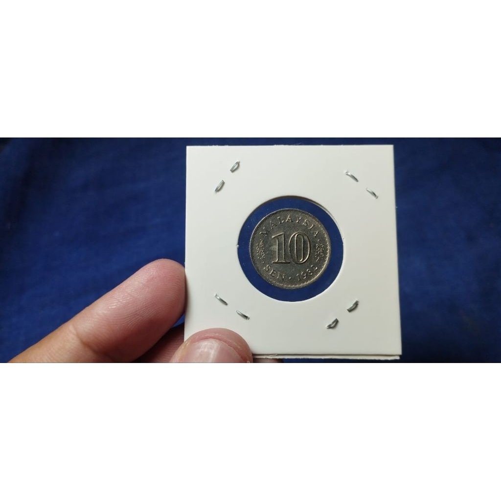 KOIN 10 SEN MALAYSIA SERI PARLEMEN (SEMI LANGKA)
