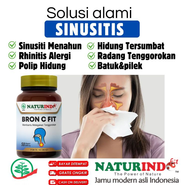 Broncfit Naturindo Herbal Paru Asma TBC Halal || Broncfit Naturindo Herbal Paru Asma Sinusitis