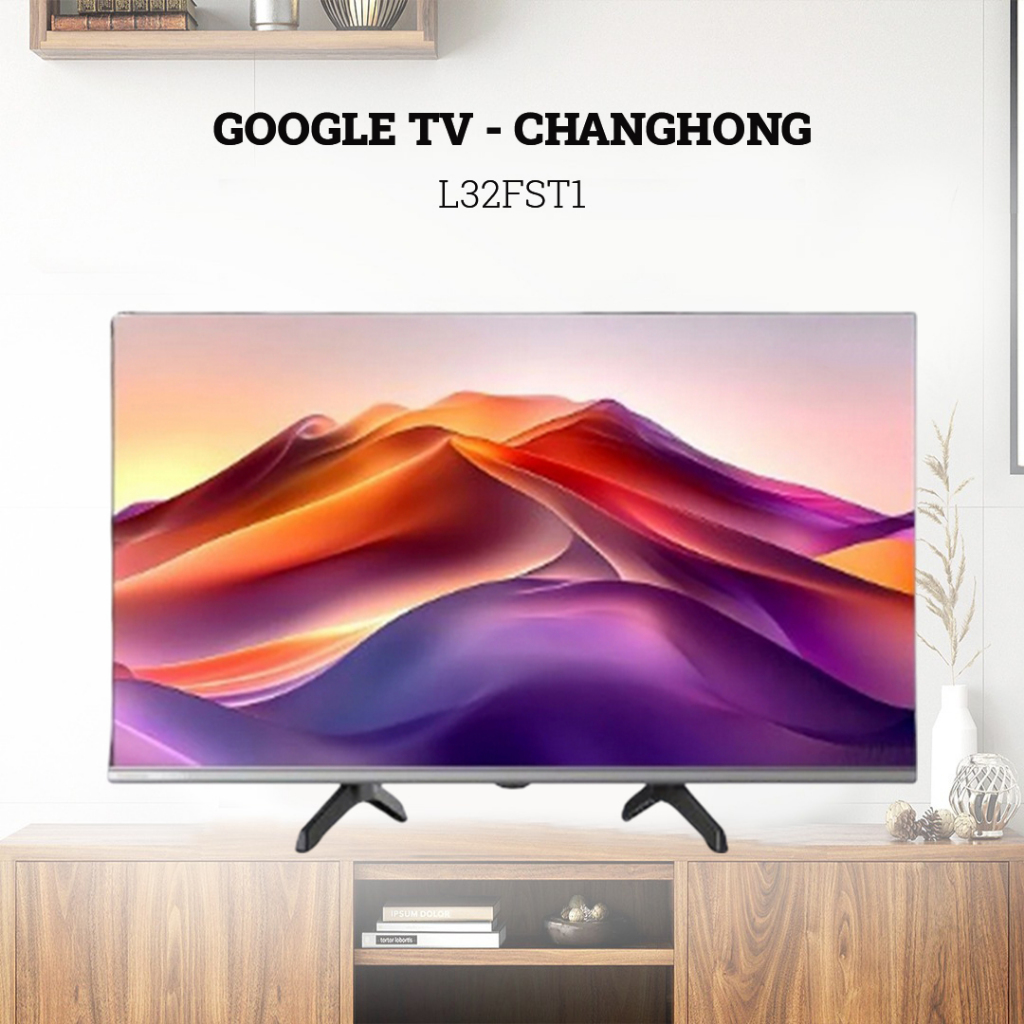 GOOGLE TV CHANGHONG tipe L32FST1 ukuran 32 inch Full HD