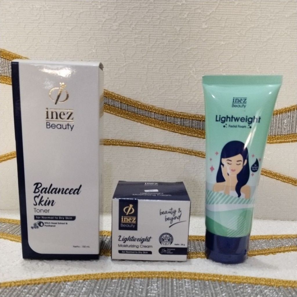 Inez Skincare paket Kusam dan Kering