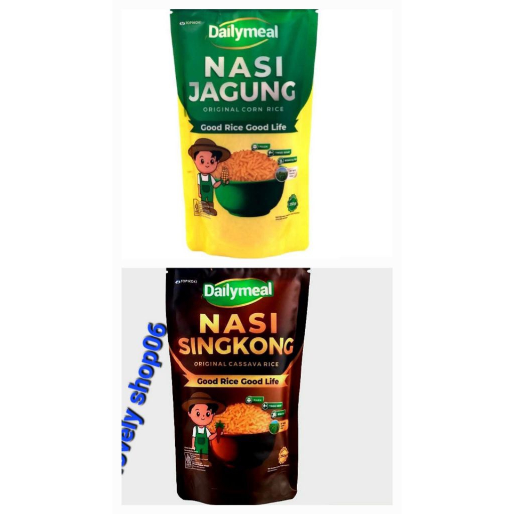 DAILY MEAL NASI JAGUNG / NASI SINGKONG 250 GR
