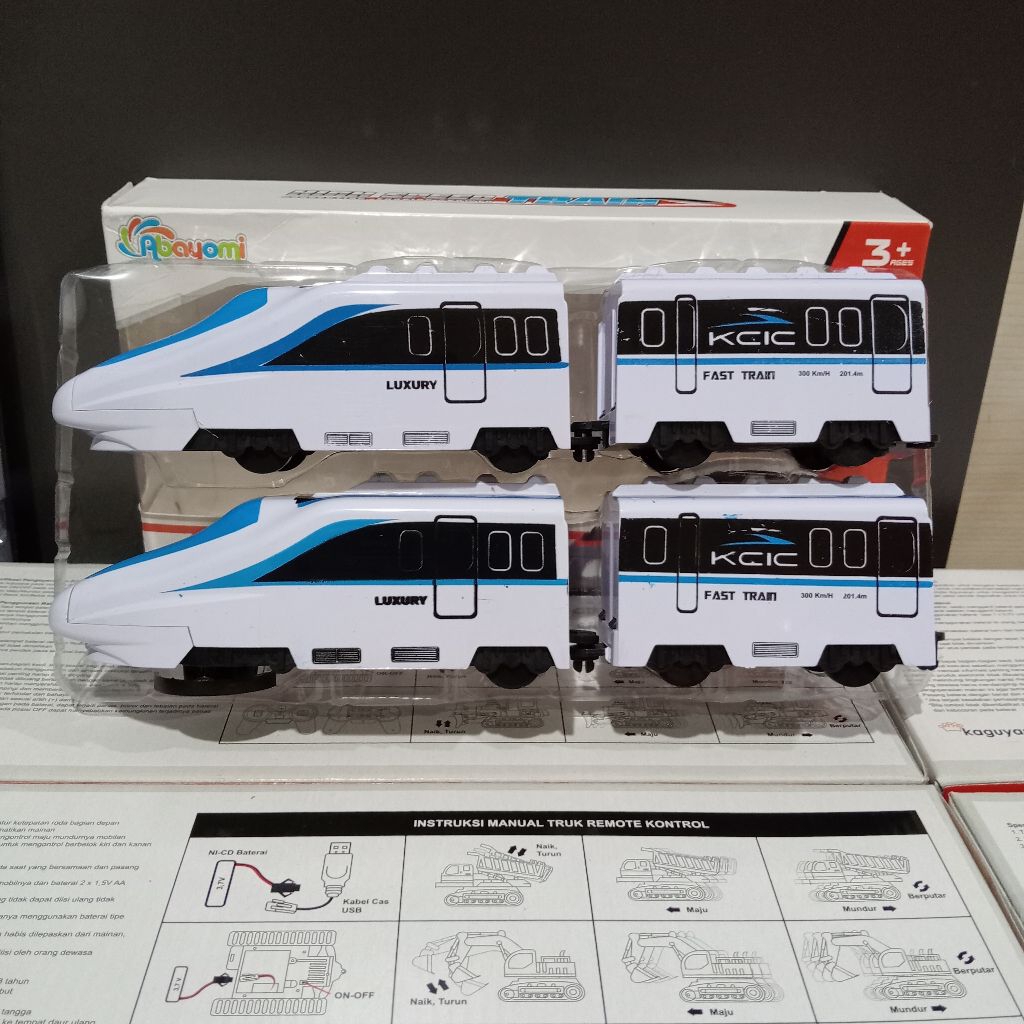 Mainan kereta MRT bisa jalan