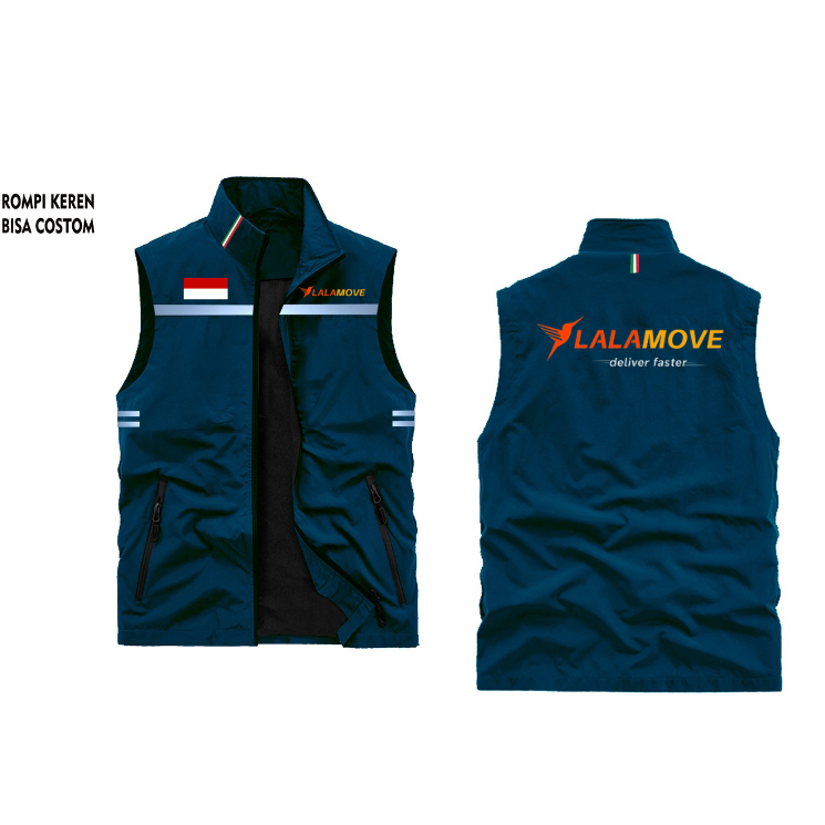 Rompi Lalamove Driver Murah Bahan Waterproof | Rompi LALAMOVE Original