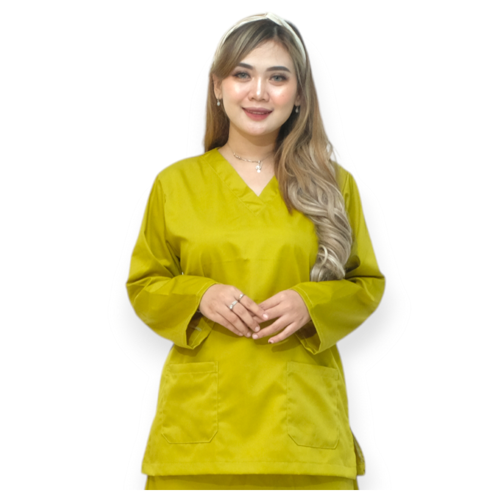 [JUMBO] Baju Jaga Ok | Baju Jaga Dokter | Scrub | Baju Scrub Medis | Scrub Dokter
