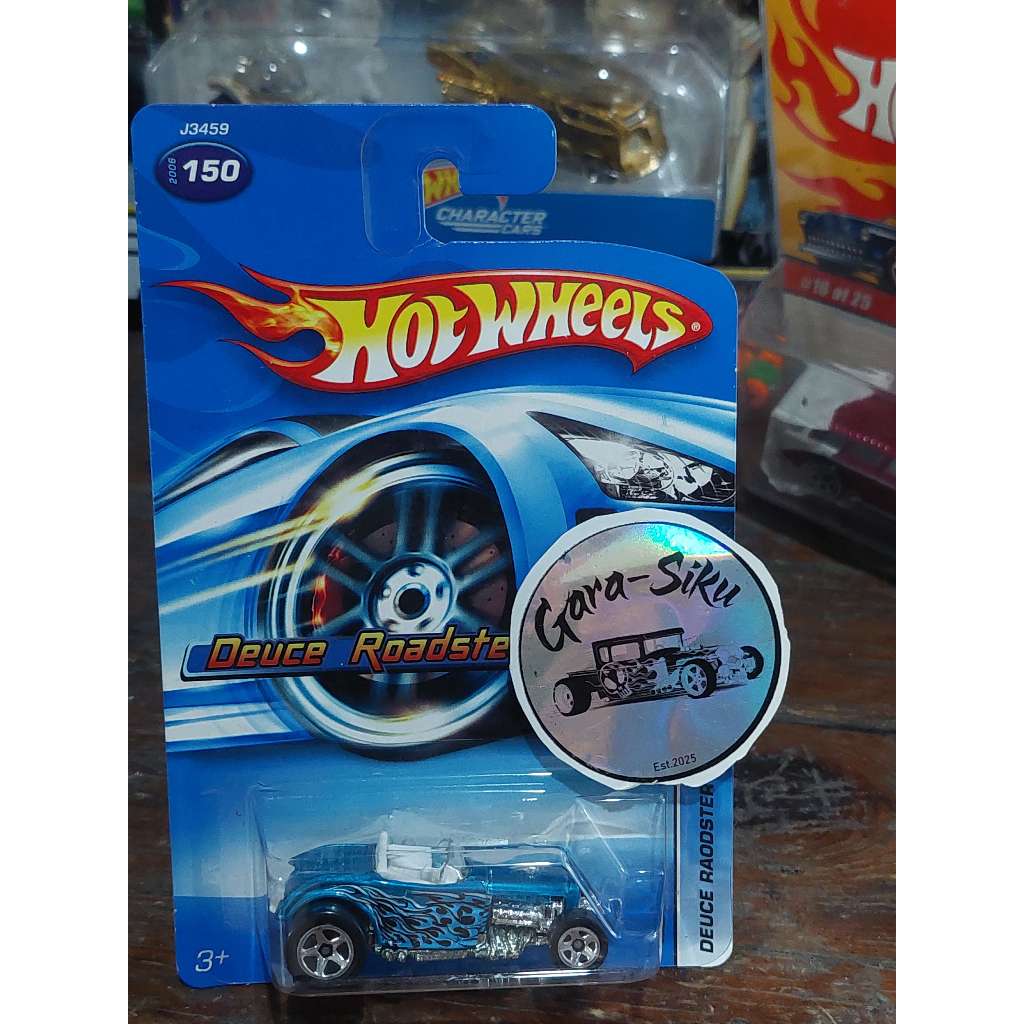 HOT WHEELS BLUECARD DEUCE ROADSTER BIRU TAMPO API