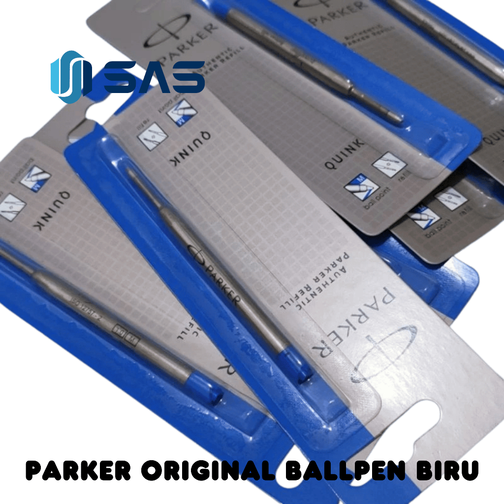 Refill Parker ORIGINAL BallPen | Isi Ulang Pulpen Parker BP | Warna Tinta Biru
