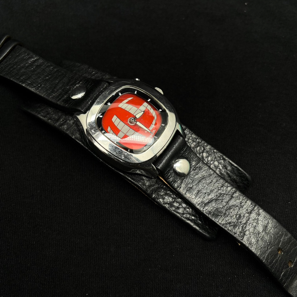Jam Tangan Vintage F0SSIL Big Tic Y2K
