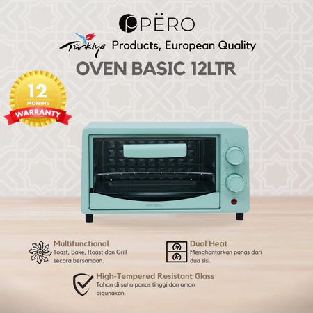 Pero Basic Multifunction Oven 12LT Low Watt 800Watt / Oven Multifungsi Alat Pemanggang Rendah Daya 8