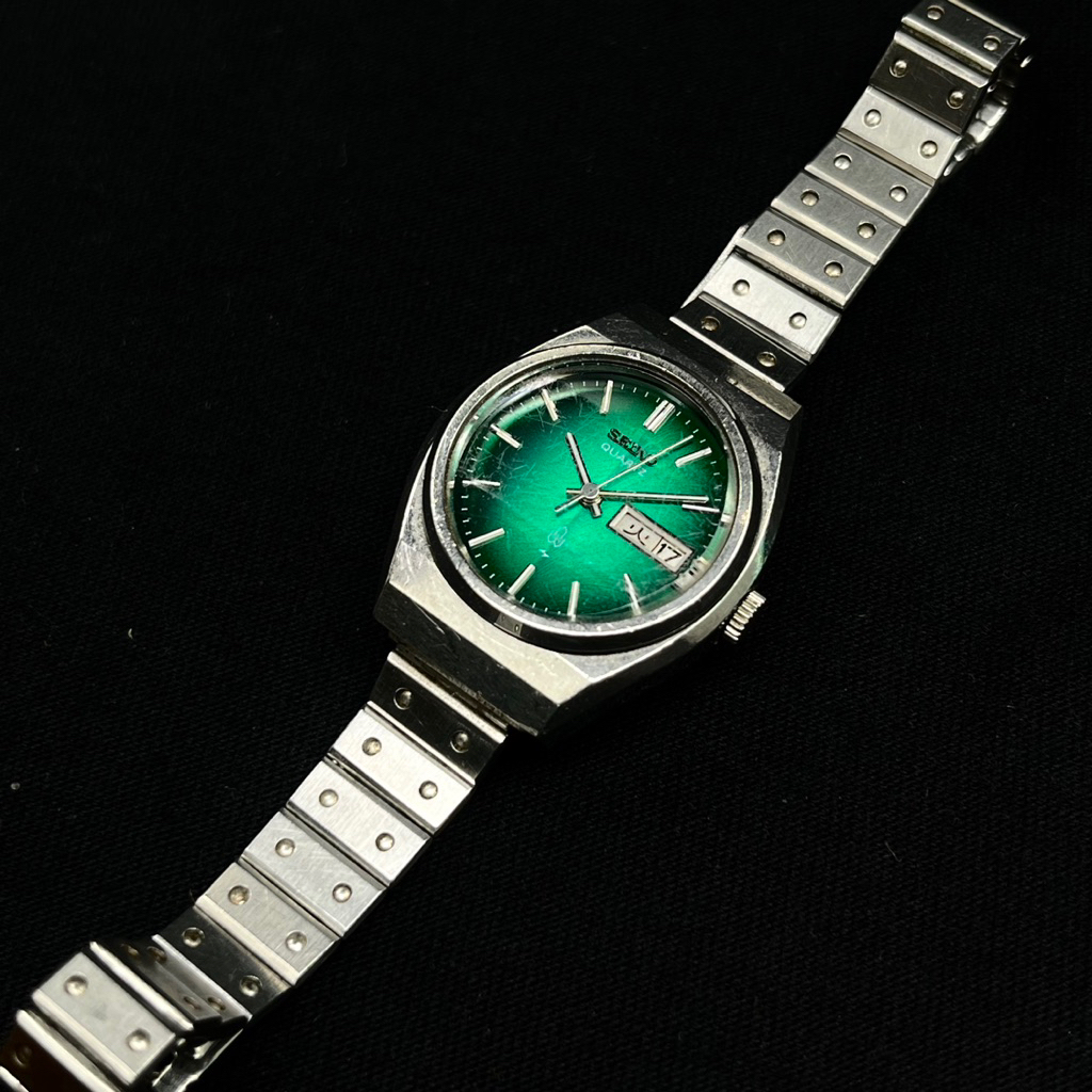Jam Tangan Vintage Seiko Emerald Green