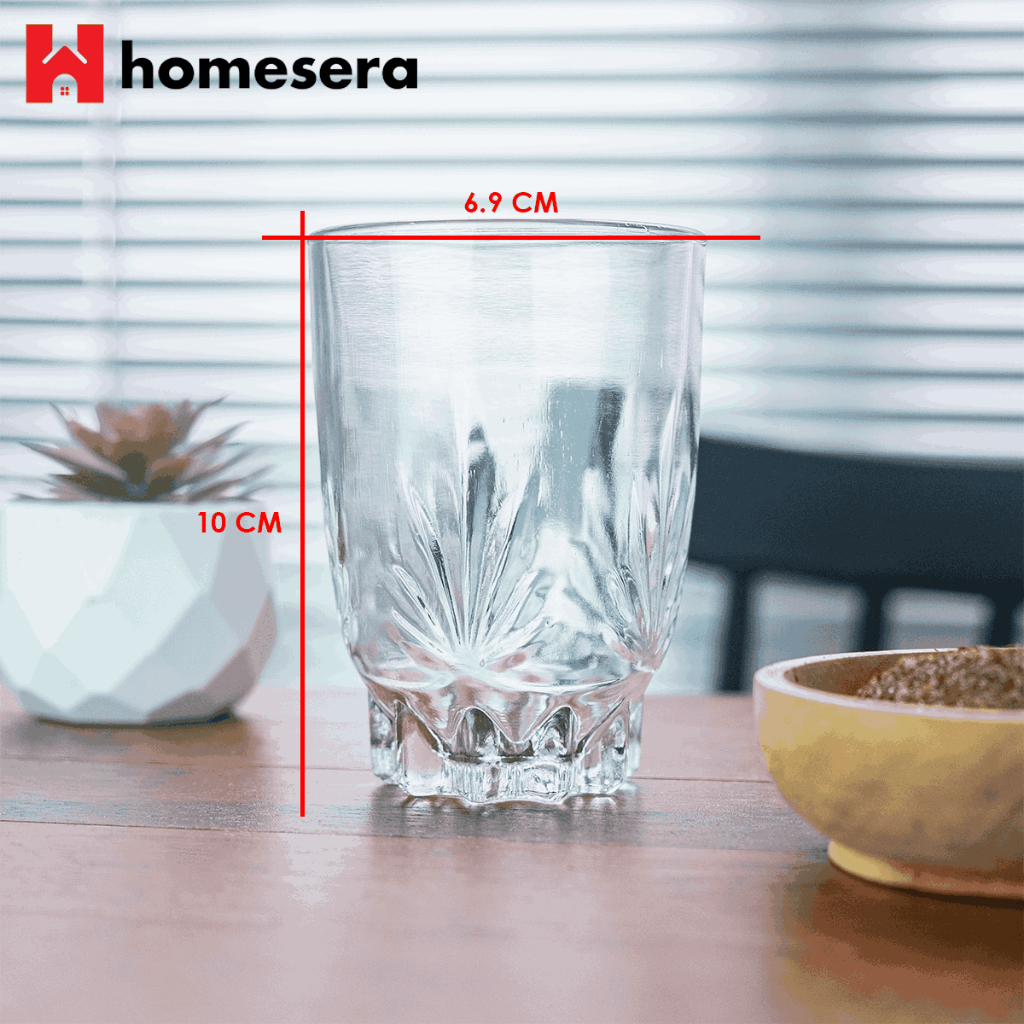 GELAS KACA BELIMBING ( 12 Biji ) | GELAS KACA JAMU KOPI | GELAS KACA SOUVENIR | GELAS KACA 509N