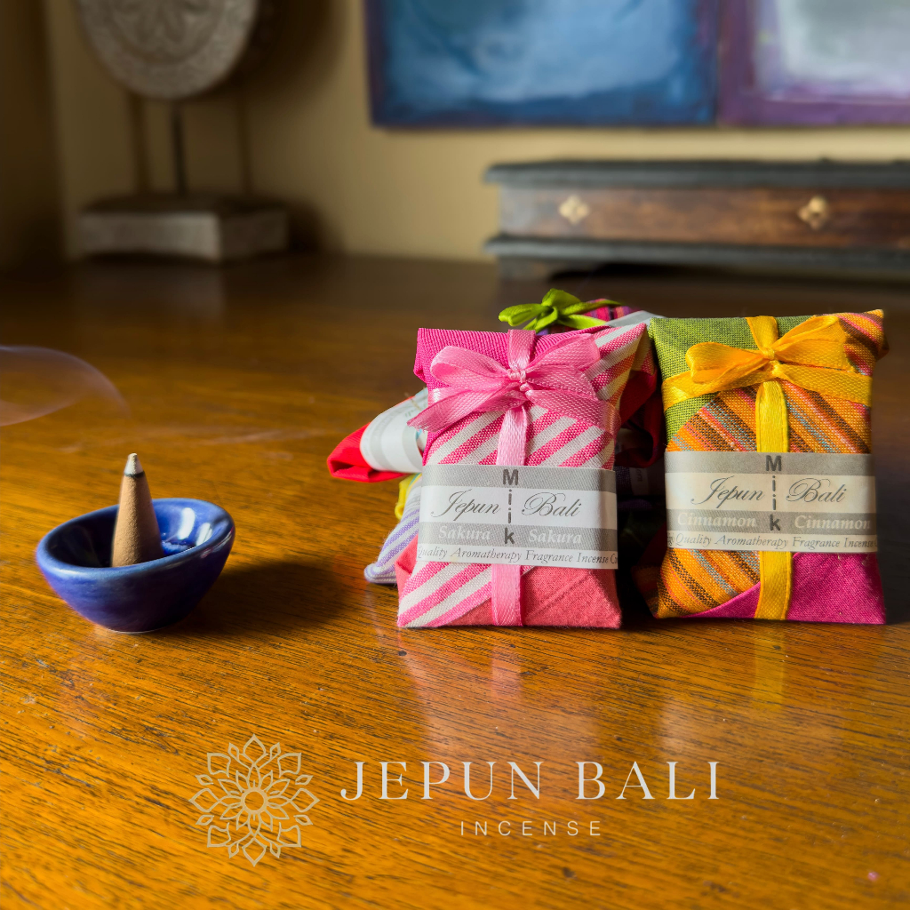 Jepun Bali Incense - Dupa Kerucut Aromaterapi - Cone Incense Aromatherapy - Gift Pack