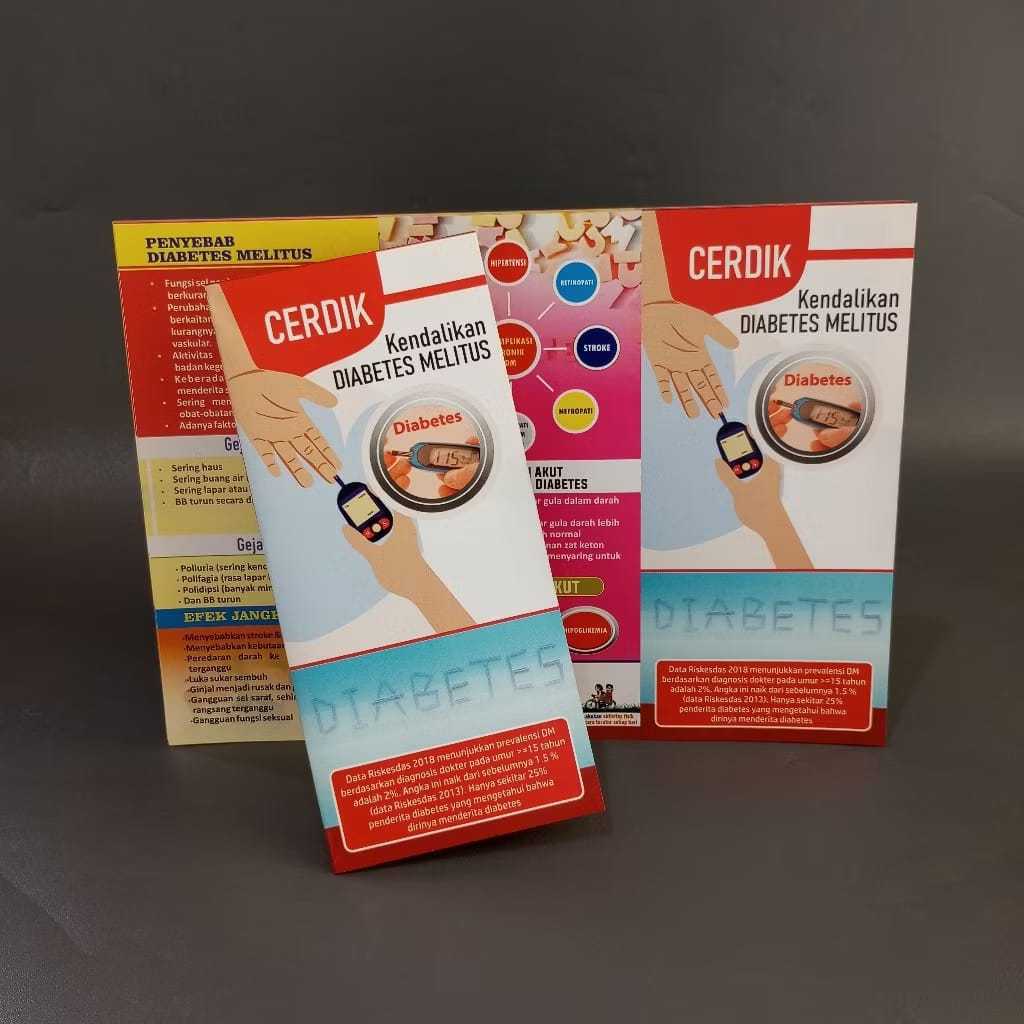 Leaflet Diabetes melitus - Brosure - Diabetes - Kesehatan - Edukasi Kesehatan