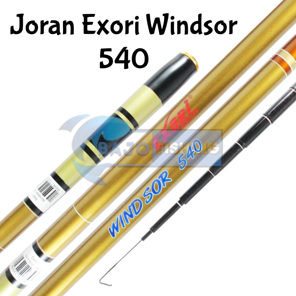 Joran Pancing Exori Windsor Tegek Carbon Hard 540 FREE PIPA