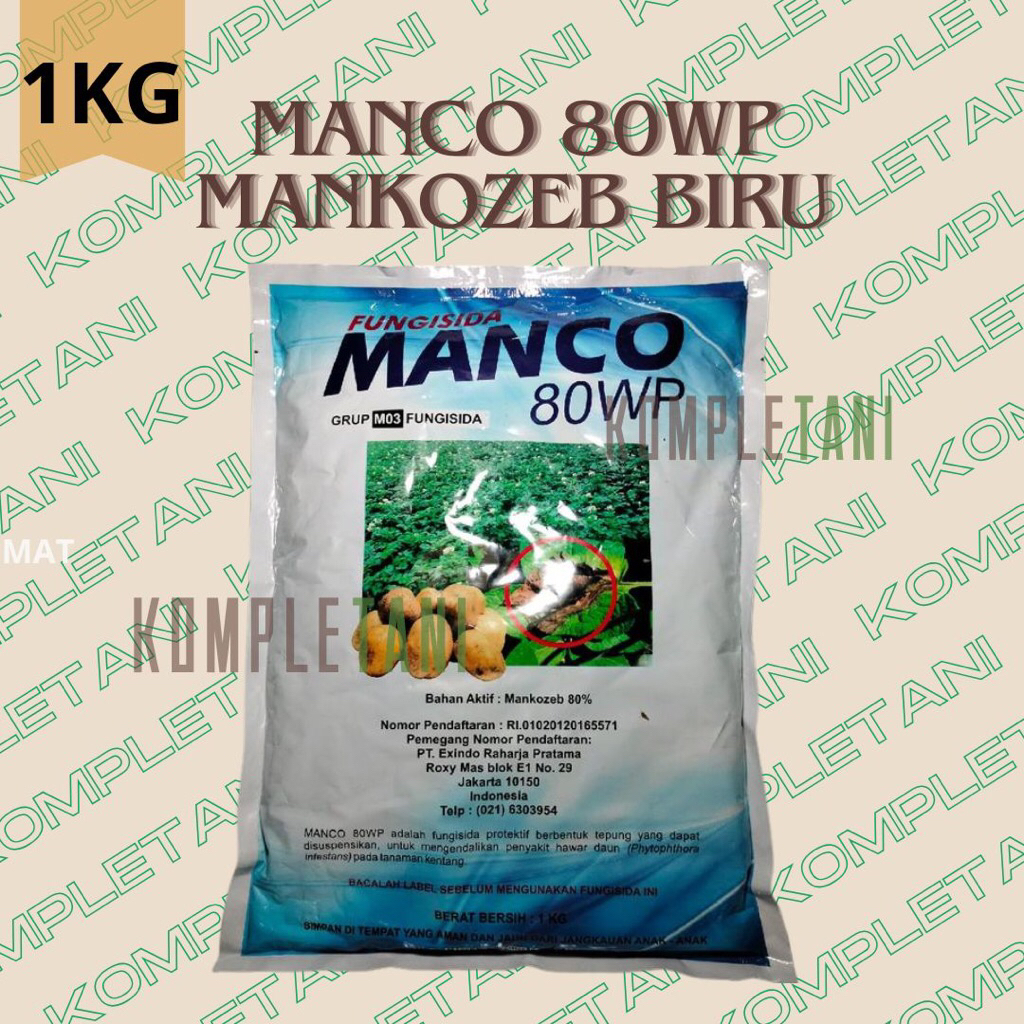 Manco 80WP Mankozeb dan Zink 1Kg Obat Jamur Fungisida