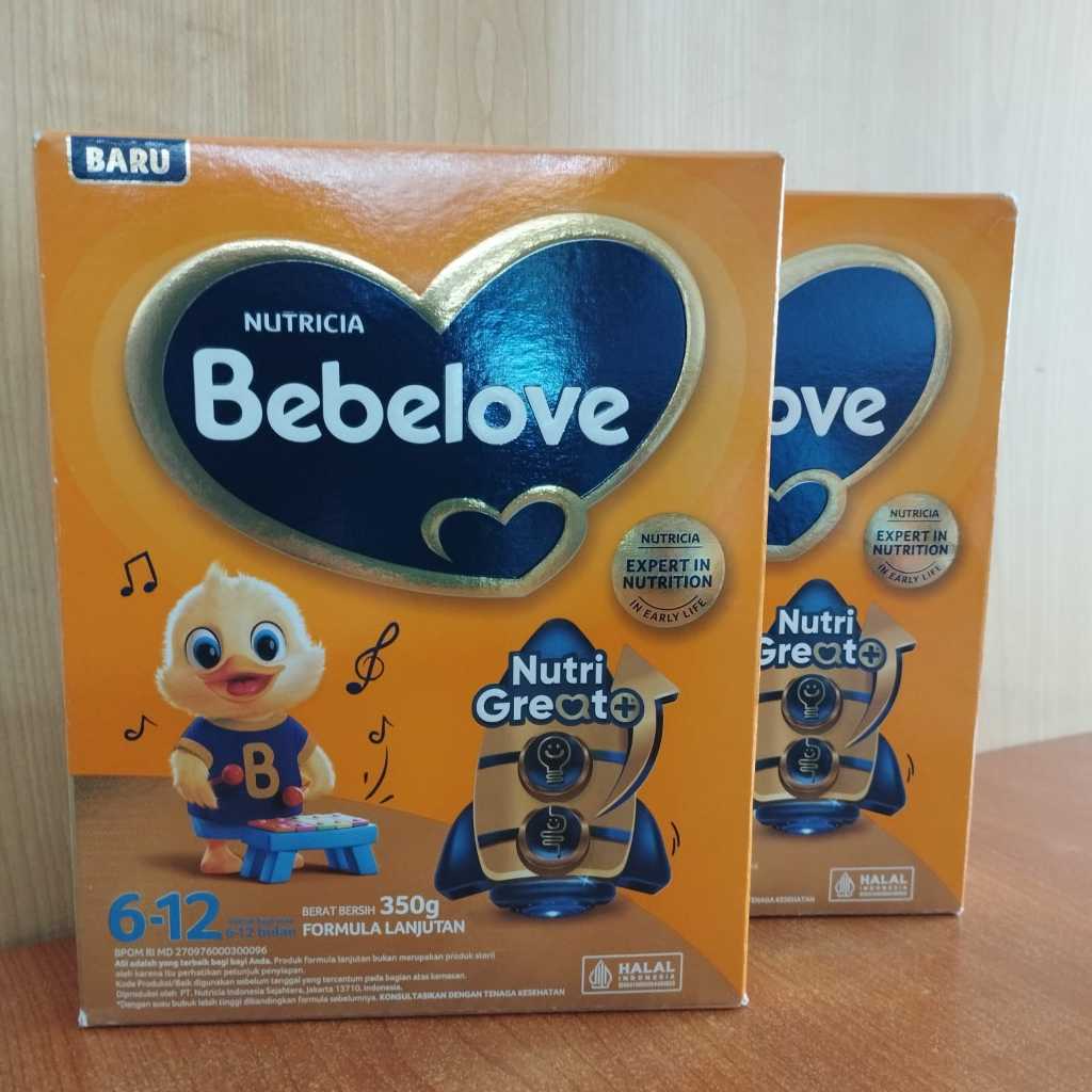 SUSU BEBELOVE 6-12 bulan 350 GR SUSU UNTUK BAYI 6-12 BULAN
