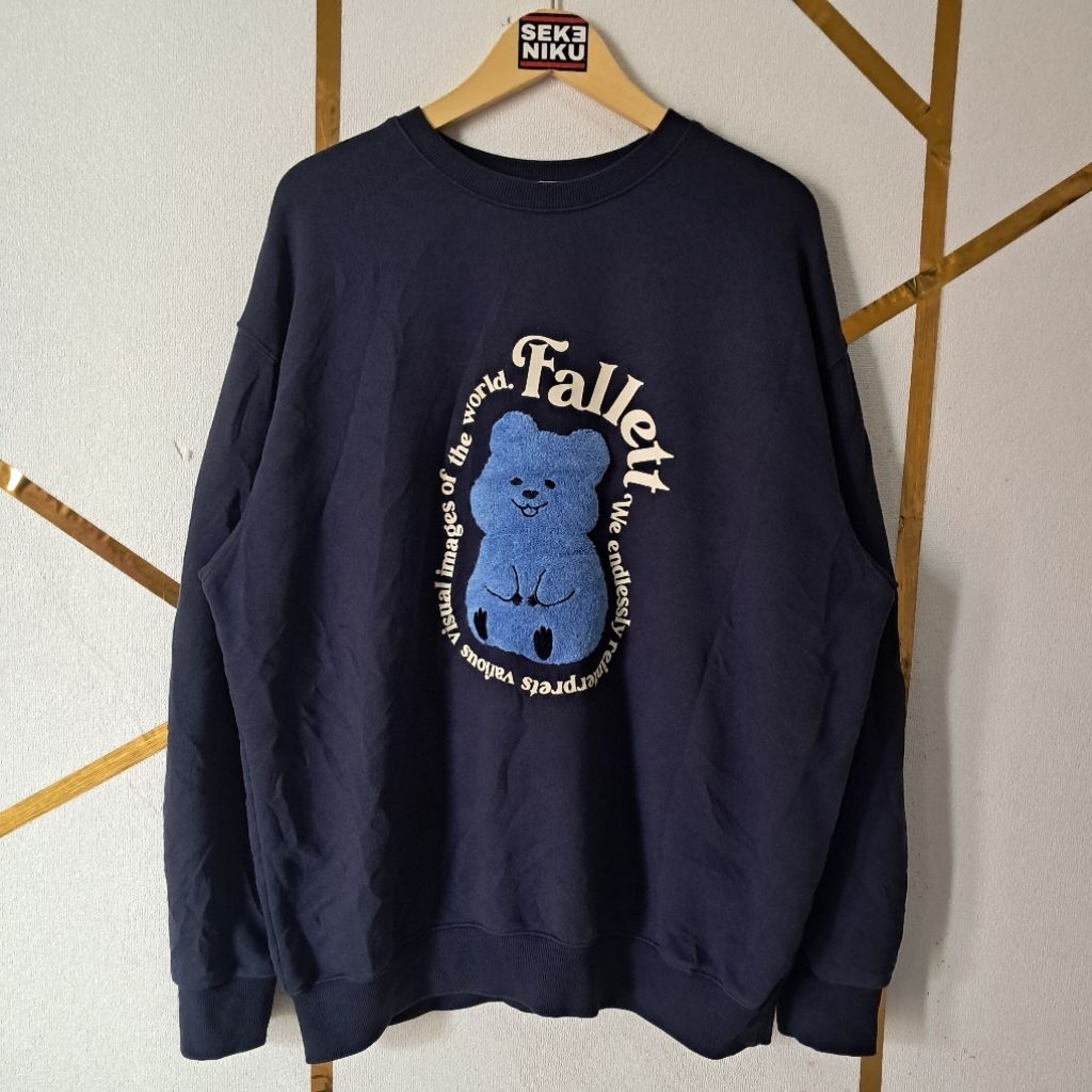 Crewneck FALLET Bordir towel Idol KPop Rocky ASTRO Bahan babyteri like new