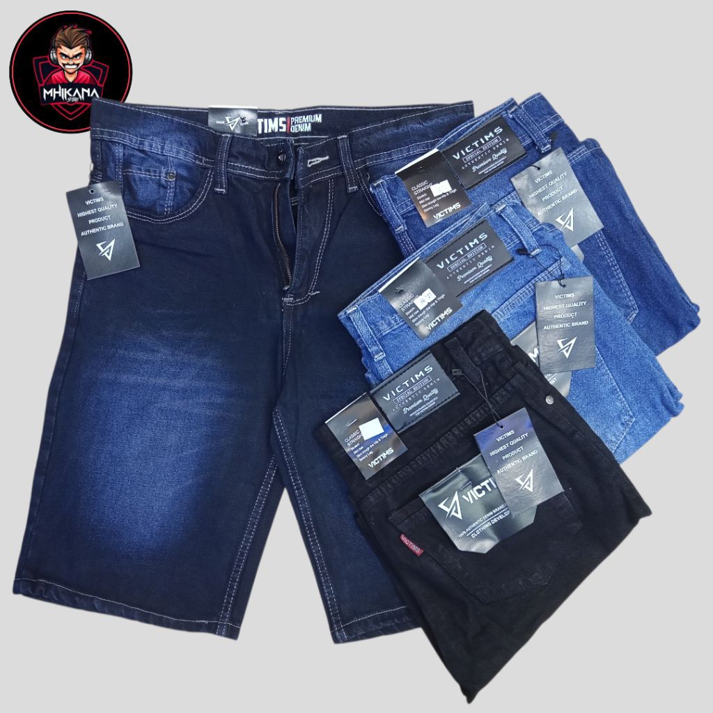 Celana Pendek Jeans Pria / Pendek Jeans Cowok / Celana Pendek Jeans Polos Cowok / Celana Pendek Jean
