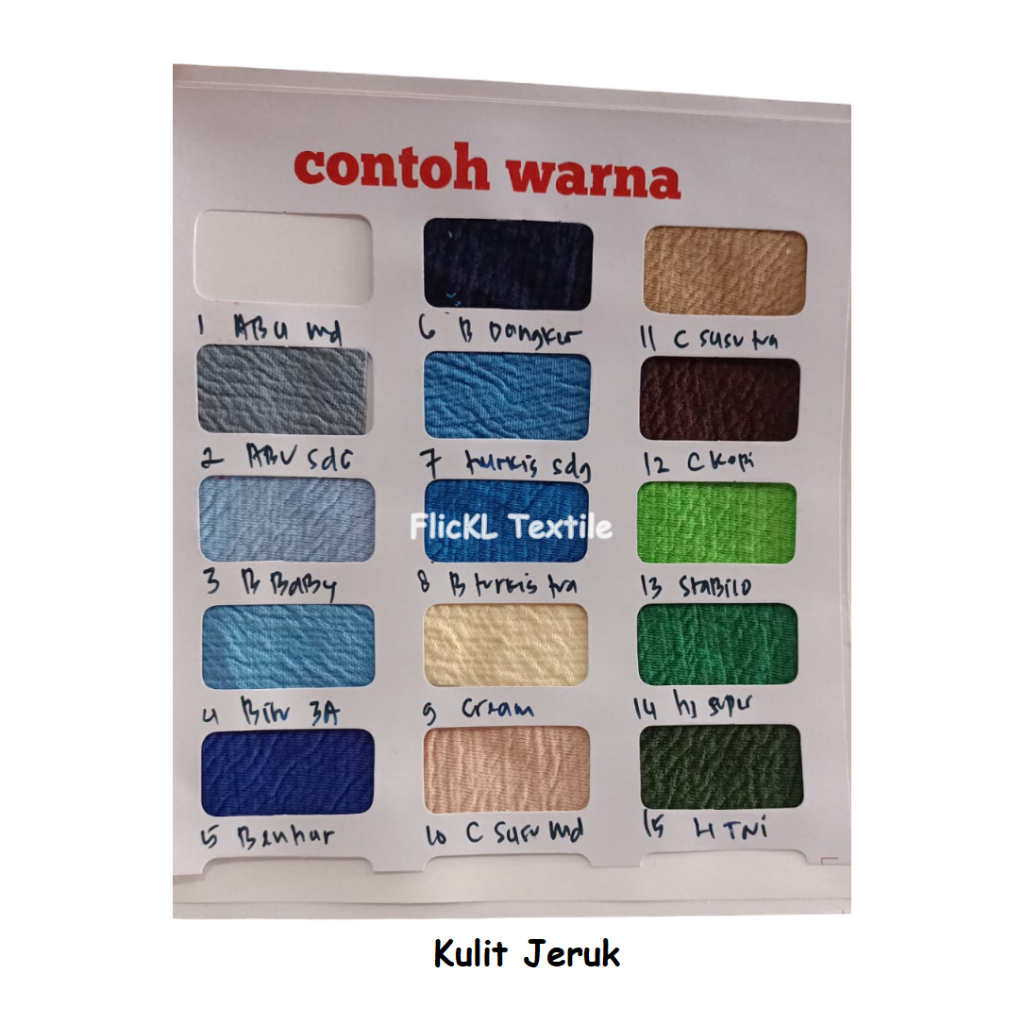 Kain Kulit Jeruk Bahan Kulit Jeruk Kaos Kulit Jeruk Kilo