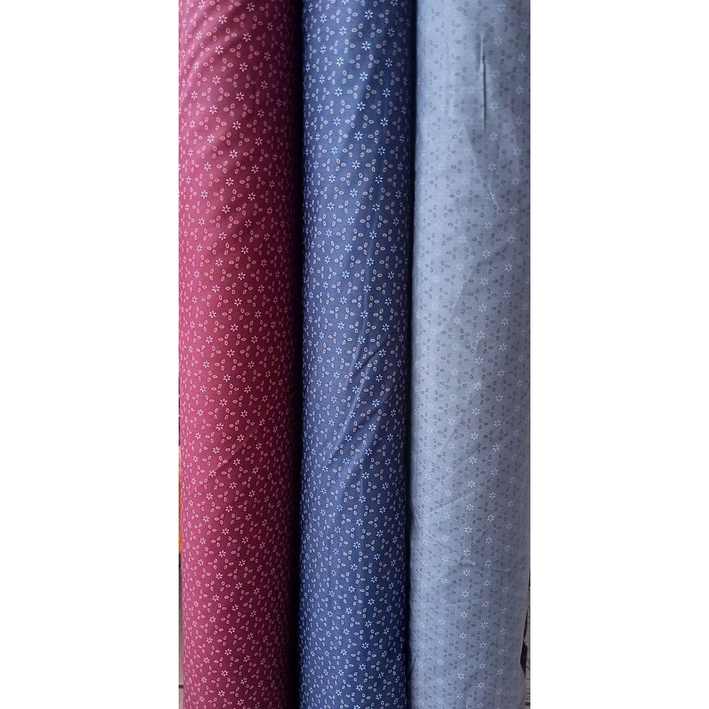 kain katun jepang motif abstrak 2tone