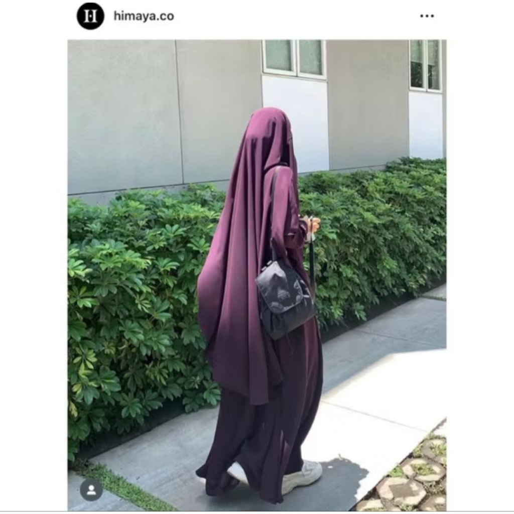 Gamis Set FK French Khimar by Himaya.co bahan soft Lexus sultan